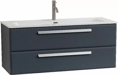 Тумба с раковиной Cezares Eco 120 ECO-CER-N-1200-2C-SO-GR-P графит