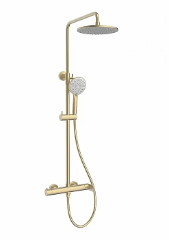 Душевая система Vincea Rondo VSFS-1R0BG брашированное золото