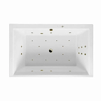 Ванна акриловая EXCELLENT Crown Lux ULTRA WAEX.CRO19.ULTRA.BR 190x120 белая с гидромассажем