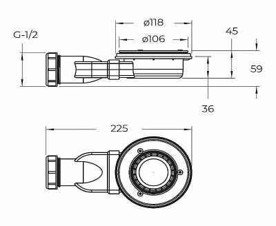 Душевой поддон BelBagno UNO TRAY-MR-UNO-AH-120/80-35-W-CR 120х80 белый