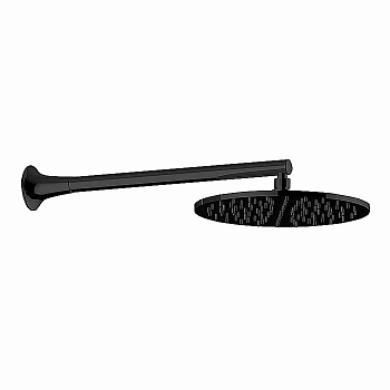 Верхний душ Cisal VITA VI01319140 D250 черный матовый