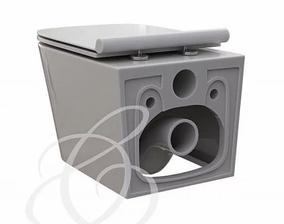 Унитаз подвесной Caprigo Modern Style S-1203 безободковый, с крышкой микролифт