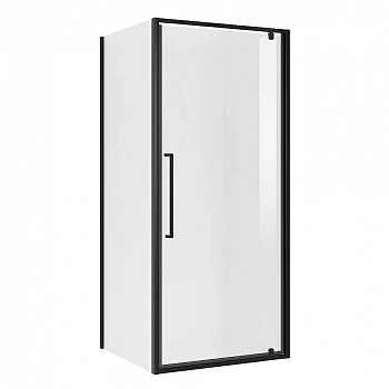 Душевой уголок Niagara Nova NG-85-10AB+NG-A80B-34 100х80 стекло прозрачное/профиль черный матовый