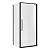 Душевой уголок Niagara Nova NG-85-10AB+NG-A80B-34 100х80 стекло прозрачное/профиль черный матовый