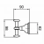 Крючок Webert Ottocento AM500401065 Крючок Webert Ottocento AM500401065
