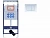 Инсталляция для унитаза Aquatek Easy Fix INS-0000009 с кнопкой KDI-0000009 белая