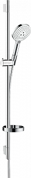 Душевой гарнитур Hansgrohe Raindance Select S 120 /Unica‘S Puro 26631400 белый/хром