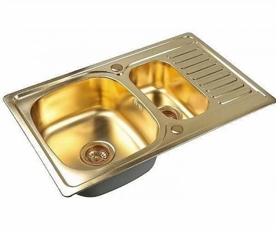 Мойка для кухни ZORG Inox PVD SZR-78-2-50 BRONZE