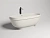 Ванна Salini Greca S-Stone 103121MRH 180x80 белая/снаружи RAL матовая