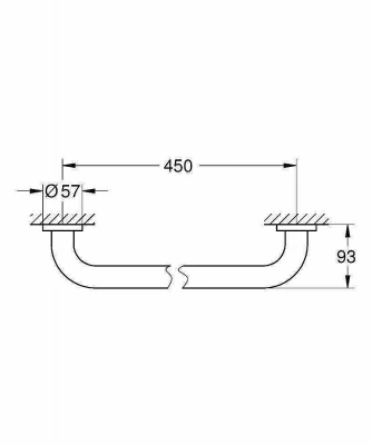 Поручень Grohe Essentials New 40793001