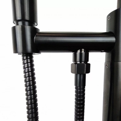 Смеситель для ванны PAINI Cox 78PZ136LM черный матовый