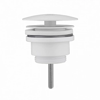 Донный клапан без перелива Abber Bequem AF0012W белый