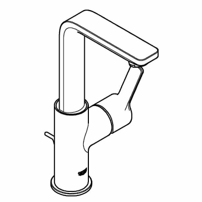 Смеситель для раковины Grohe Lineare New 23296001 хром