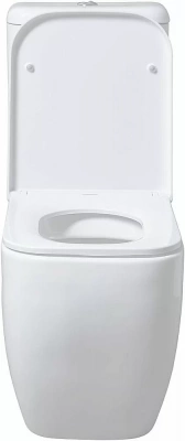 Унитаз Allen Brau Infinity 4.21001.20+4.21002.20 безободковый, с бачком, с крышкой микролифт, белый