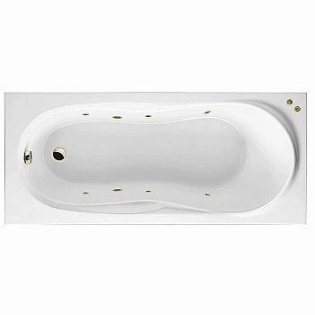 Ванна акриловая EXCELLENT Sekwana SOFT WAEX.SEK17.SOFT.BR 170x75 белая с гидромассажем