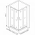 Душевой уголок Good Door COFE CR-80-C-B стекло прозрачное/профиль черный