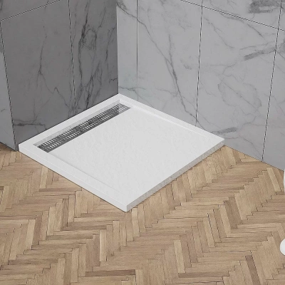 Душевой поддон BelBagno TRAY-BB-DUE-A-80-4-W0 80х80 белый