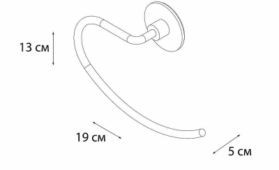 Полотенцедержатель FIXSEN ROUND FX-92111