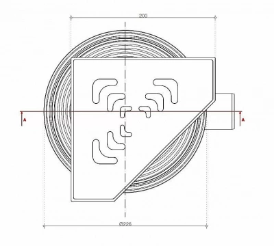 Душевой трап PESTAN Confluo Standard Angle 1 без рамки