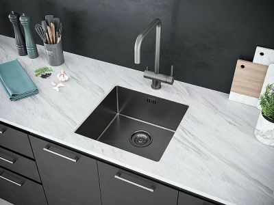 Мойка кухонная Paulmark Gerberg PM254444-GM