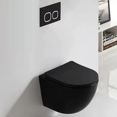 Унитаз подвесной CeruttiSpa TICINO Aria MB CT8918 черный матовый, черный матовый