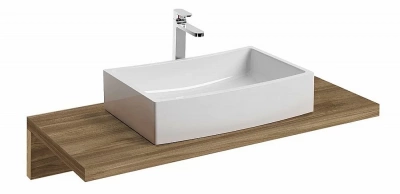 Столешница с раковиной Ravak L 80x55x5 орех