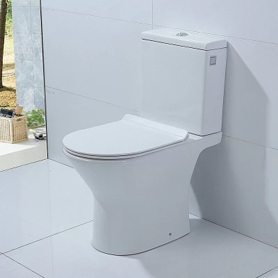 Унитаз-компакт Orans Ceramic OLS-WM9902 безободковый, с бачком, с крышкой микролифт