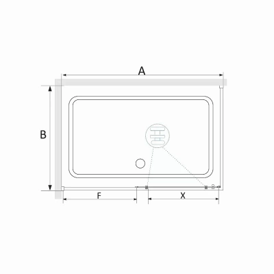 Душевой уголок RGW Stilvoll SV-42-1B (SV-12B+Z-060-2B) 110x100 323242110-014 стекло прозрачное/профиль черный