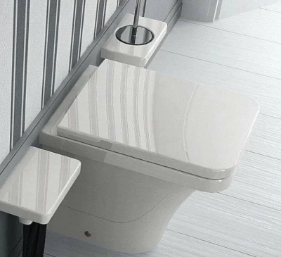 Унитаз Caprigo Flat FL10 без крышки микролифт, белый