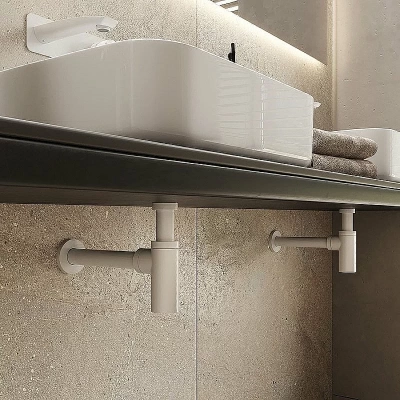Сифон для раковины Iddis Optima Home OPTWT00i84 белый матовый