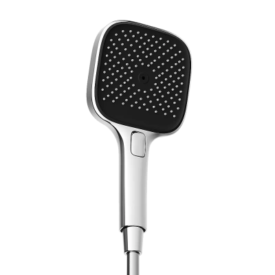 Душевая лейка Sancos Nok square SC6002CH-B хром/черный матовый