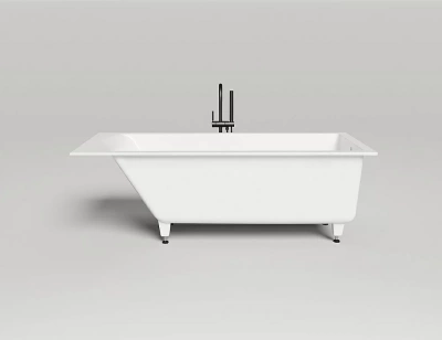 Ванна Salini Cascata S-Sense 104113GRF 170x75 белая/полностью RAL глянцевая