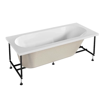Ванна акриловая BAS Орион-PRO 170х75 с каркасом
