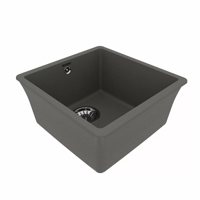 Кухонная мойка Lemark Sinara 400-U 9910065 серый шелк