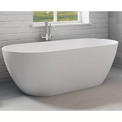 Ванна из искусственного камня Riho Bilbao 150x75 B119001105 белая матовая