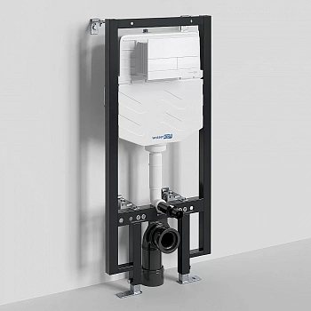 Инсталляция для унитаза WasserKraft Vils 56TLT.010.ME.WM04 с белой матовой кнопкой