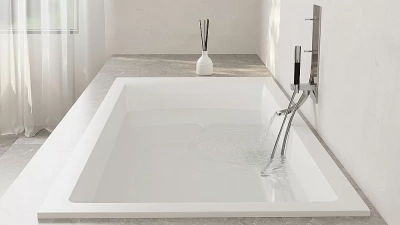 Ванна Salini Cascata Kit S-Sense 170x75 104313G белая глянцевая