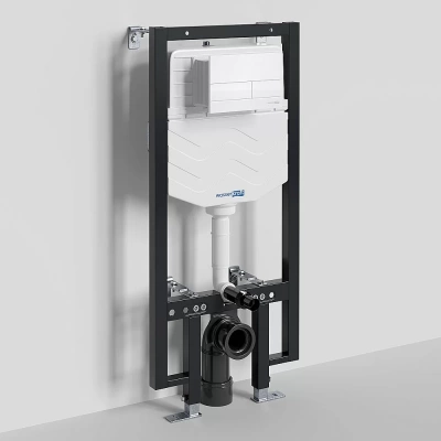 Инсталляция для унитаза WasserKraft Vils 56TLT.010.ME.WM04 с белой матовой кнопкой