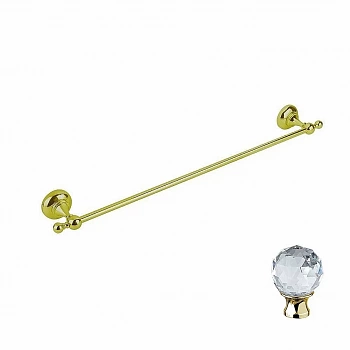 Полотенцедержатель Cezares APHRODITE-TH06-03/24-Sw Золото 24 карат/Swarovski