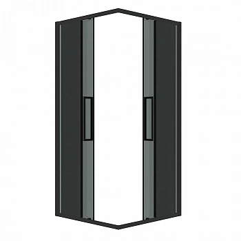 Душевой уголок Grossman Cosmo 300.K33.02.8080.21.10 80x80 профиль черный матовый/стекло тонированное
