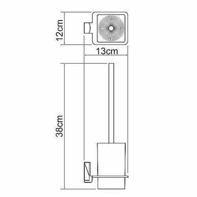 Ершик подвесной WasserKRAFT Leine K-5027WHITE