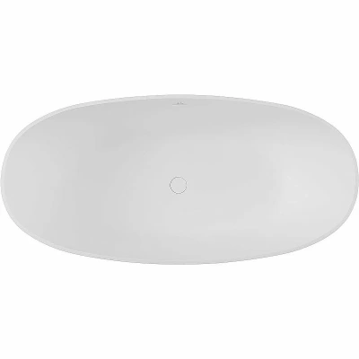 Ванна из искусственного камня Allen Brau Krion Neo Oval 2.35003.21 170x80 белая матовая