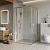 Душевой уголок BelBagno LUCE-A-22-80+30-C-Cr 110 стекло прозрачное/профиль хром