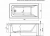 Ванна Aquanet Bright с г/м Relax 145x70 с к/с Ванна Aquanet Bright с г/м Relax 145x70 с к/с
