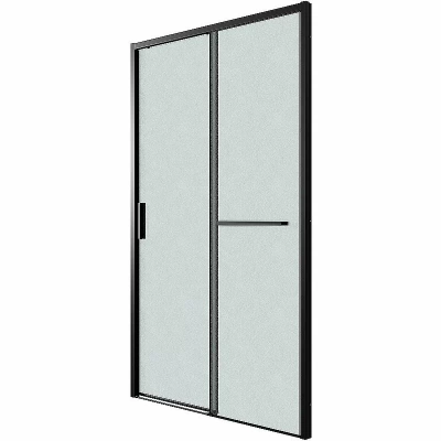 Душевая дверь Grossman Style 110 100.K33.05.110.21.02 стекло шиншилла/профиль черный матовый