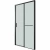 Душевая дверь Grossman Style 110 100.K33.05.110.21.02 стекло шиншилла/профиль черный матовый