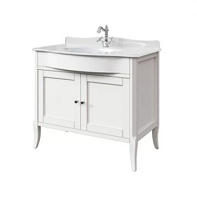 Тумба с раковиной Caprigo Valencia 111114-В031G GC18R 11114 100 белая