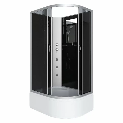 Душевая кабина Niagara Classic NG-2510-14BKG 120х80 с гидромассажем