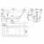 Ванна Salini Orlanda Kit S-Sense 170x80 102116G белая глянцевая