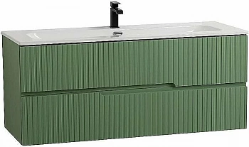 Тумба с раковиной Cezares Duet 120 DUET-N-1200-2C-SO-PS-P фисташковый софт